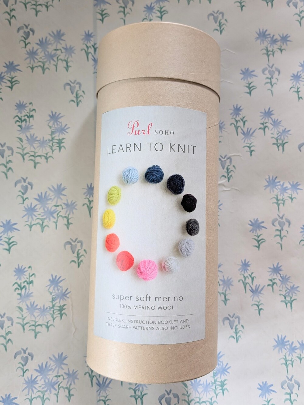 Purl Soho Learn to Knit Kit Soft Black NEW Super Soft Merino Bulky US 13 Needles